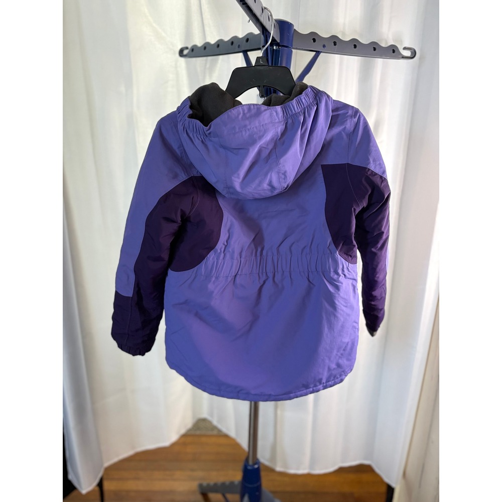 Lands‎ End Kids Girls Purple Insulated Waterproof Winter Jacket Size M 10 12 - Picture 5 of 7